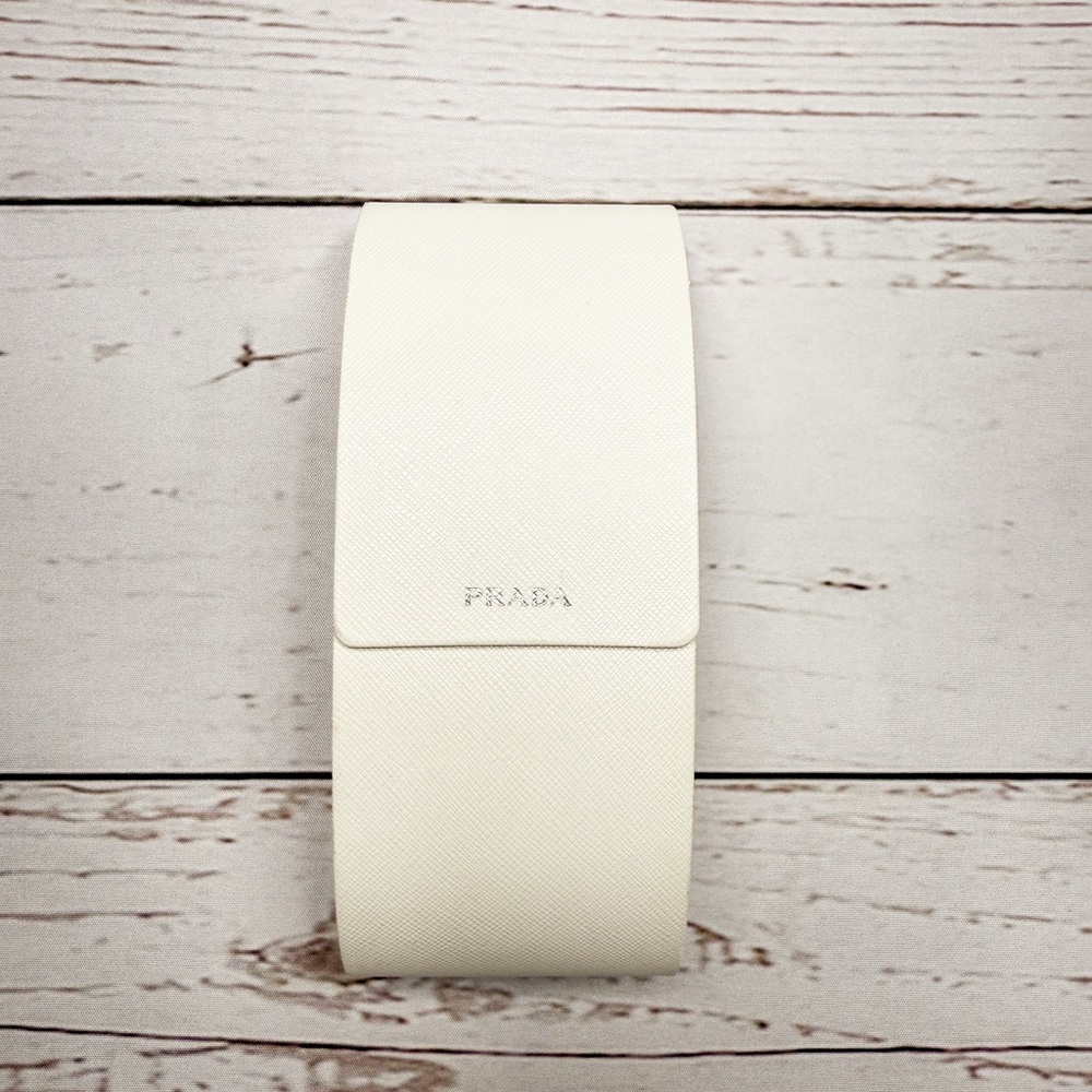 Prada White Sunglass Case